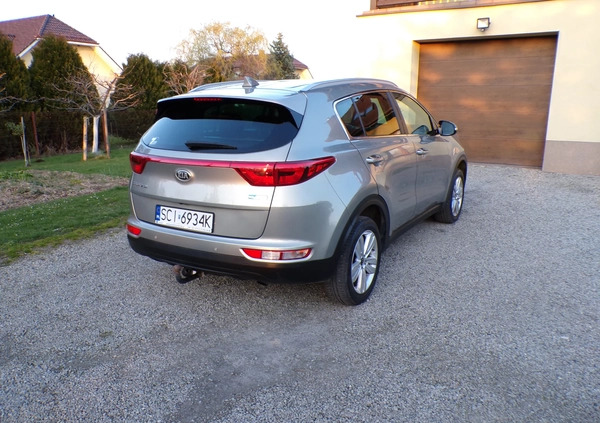 Kia Sportage cena 68900 przebieg: 72500, rok produkcji 2017 z Cieszyn małe 137